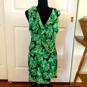 Tropical print one-pc short/top summer romper